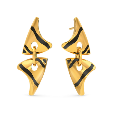 Your Fierce Side Gold Earrings