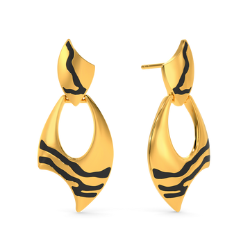 Wild Side Hype Gold Earrings
