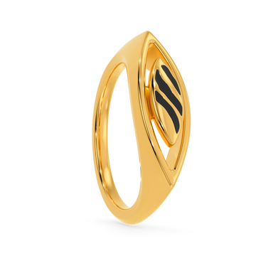 I Am Fearless Gold Rings