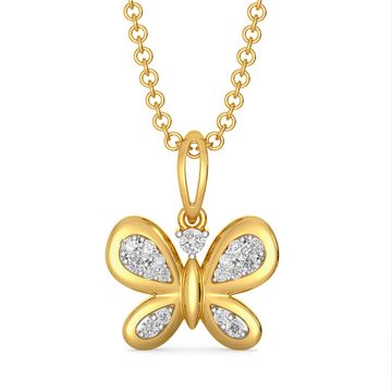 Ripple and Razzle Diamond Pendants