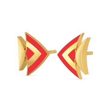 Water wonder Gold Earrings
