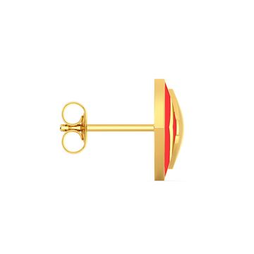 Water wonder Gold Earrings