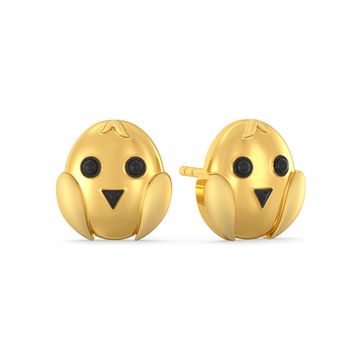 Cuckoo Canvas Gold Earrings