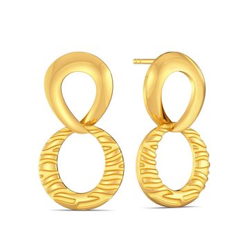 Call Of The Wild Gold Earrings