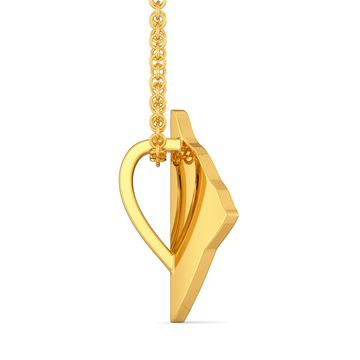Stripe Type Gold Pendants