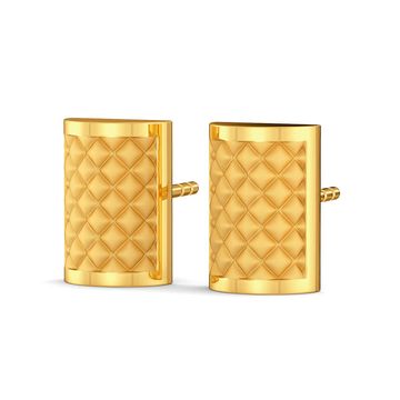 The Mamba Maze Gold Earrings
