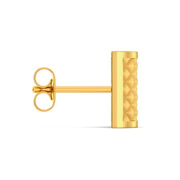 The Mamba Maze Gold Earrings