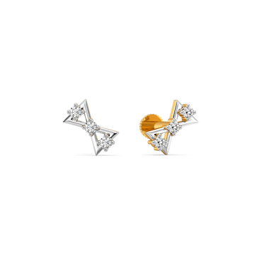 Twilight Bow Diamond Earrings