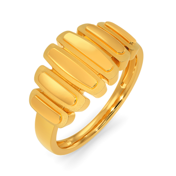 Armored Knight Gold Rings