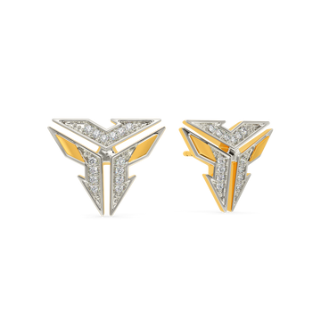 Armor Bling Diamond Earrings
