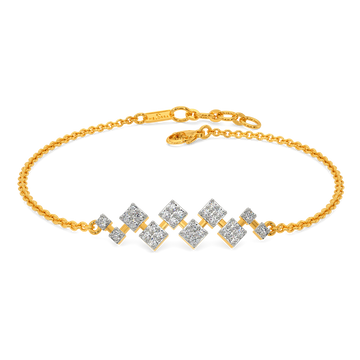 Tartan Embrace Diamond Bracelets