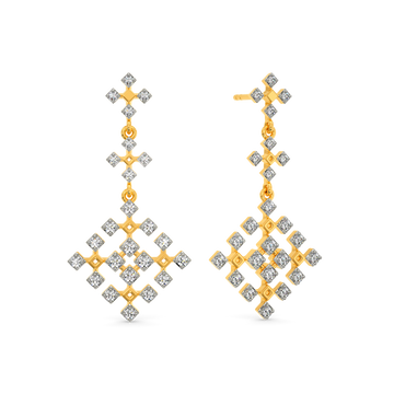 Tartan Obsessed Diamond Earrings