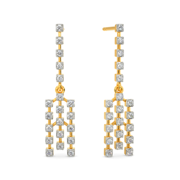 Legacy Checks Diamond Earrings