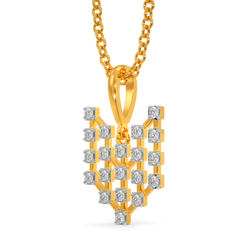 Legacy Checks Diamond Pendants