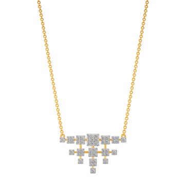 Tartan Sparkle Diamond Necklaces