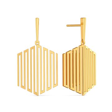 Extra Extravagant Gold Earrings