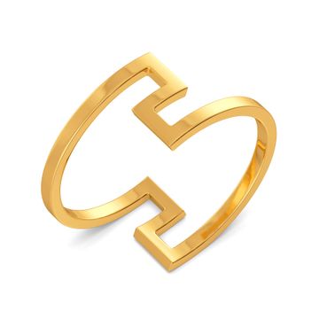 Curly Twirly Gold Rings