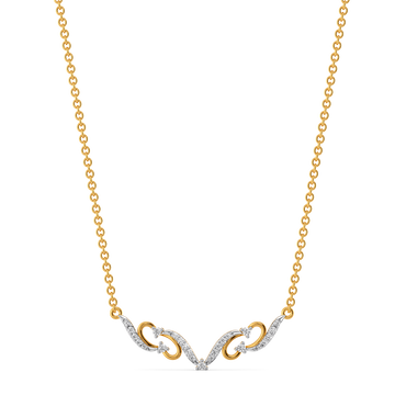 Offbeat Balance Diamond Necklaces