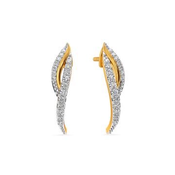 Unevenly Chic Diamond Earrings