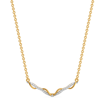Unevenly Chic Diamond Necklaces