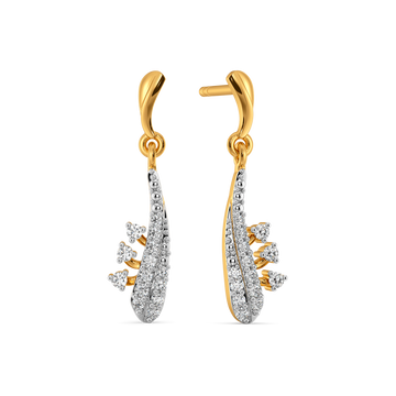 Modern Stripes Diamond Earrings