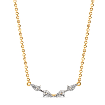 Twist in Style Diamond Necklaces