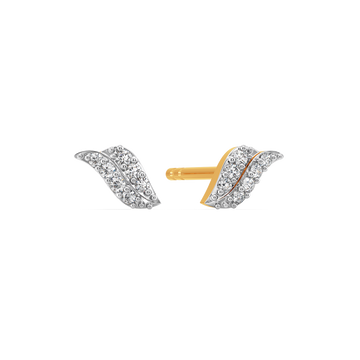 Stripe Story Diamond Earrings
