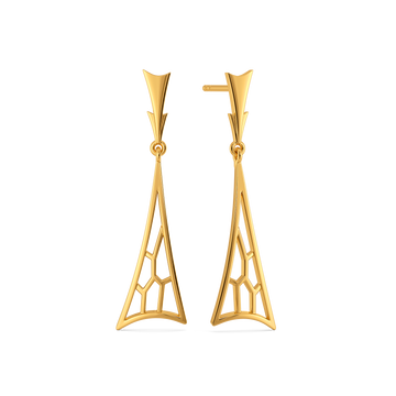 The Wild Side  Gold Earrings