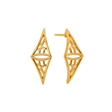 The Wild Side  Gold Earrings