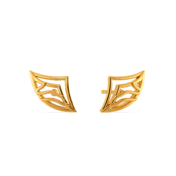 Playful Power Gold Earrings