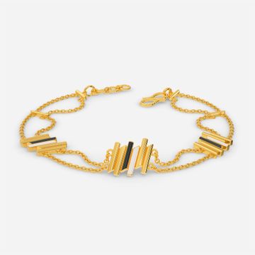 Pencil Panache Gold Bracelets