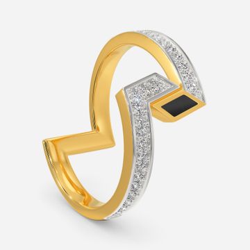 Slay in Stripe Diamond Rings