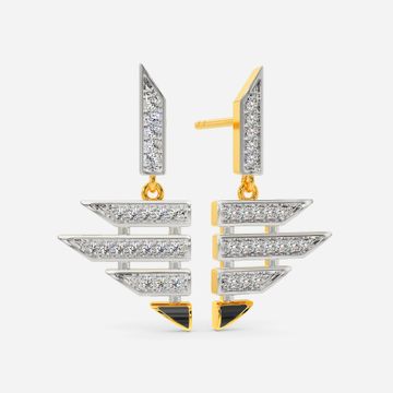 Stripe Tribe Diamond Earrings