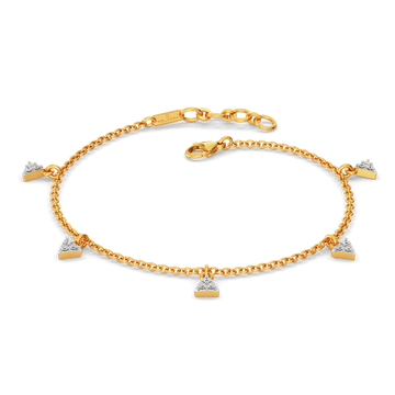 Upside Down Diamond Bracelets
