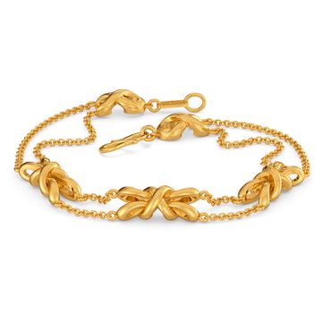 Bow Delight Gold Bracelets