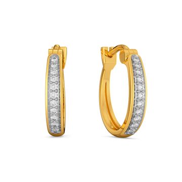 Basic Linears Diamond Earrings