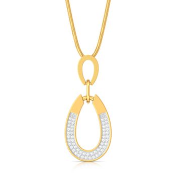 Frost on Gold Diamond Pendants