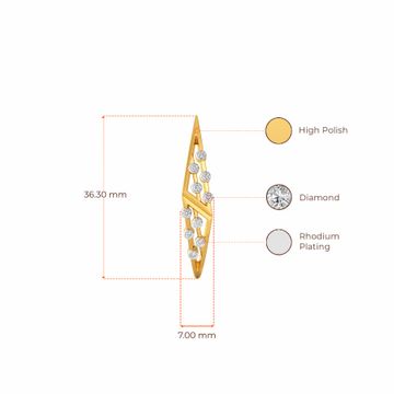 Breezy Jaunts Diamond Earrings