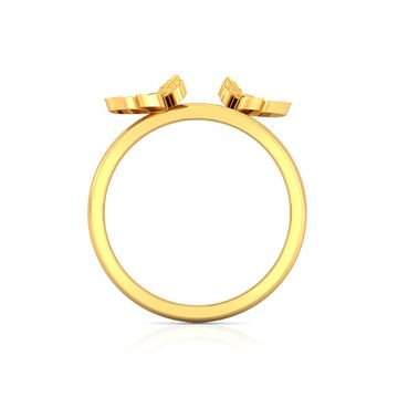 Flight of Gold Gold Rings