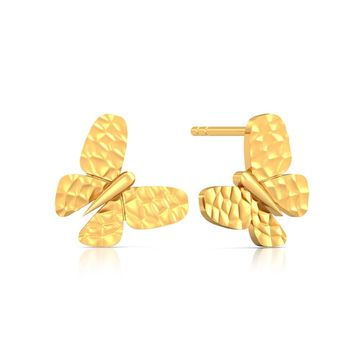 Flight of Gold Gold Earrings