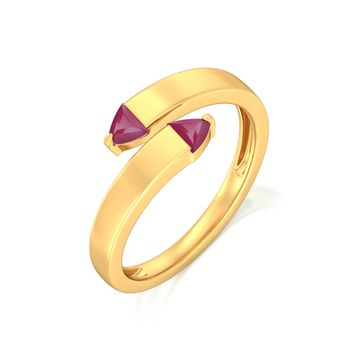 Sangria Twirl Gemstone Rings