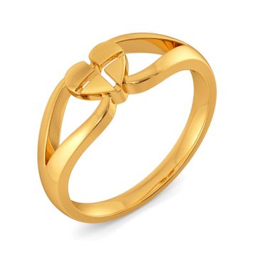L 'amour en vogue Gold Rings