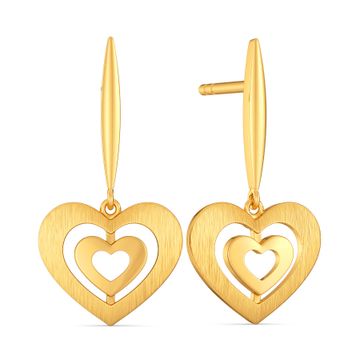 Couches d'amour Gold Earrings
