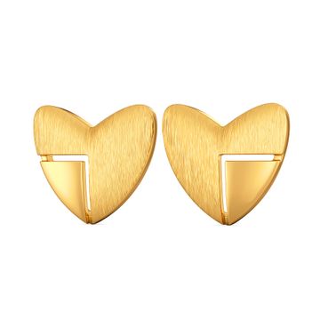 Coeur Français Gold Earrings