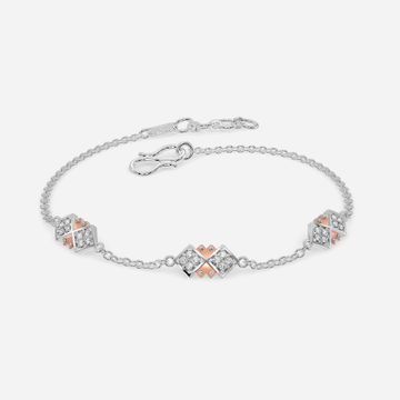 Dapper Lady Diamond Bracelets