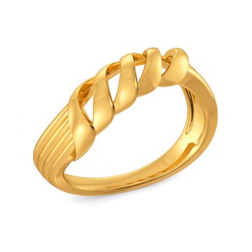 Subtle Sundress Gold Rings