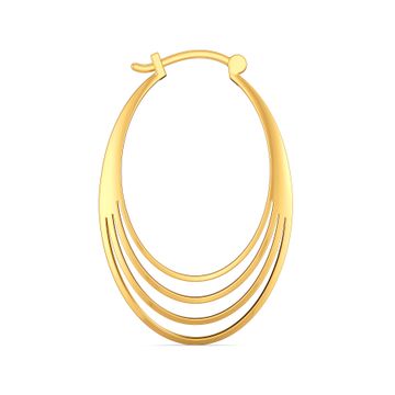 Chic Play Gold Earrings