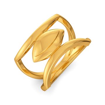 Back Relax Gold Rings