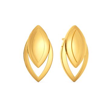 Back Relax Gold Earrings