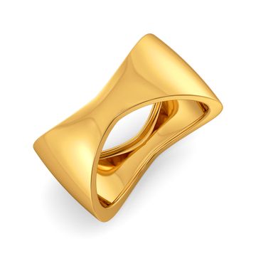 Bold Allure Gold Rings